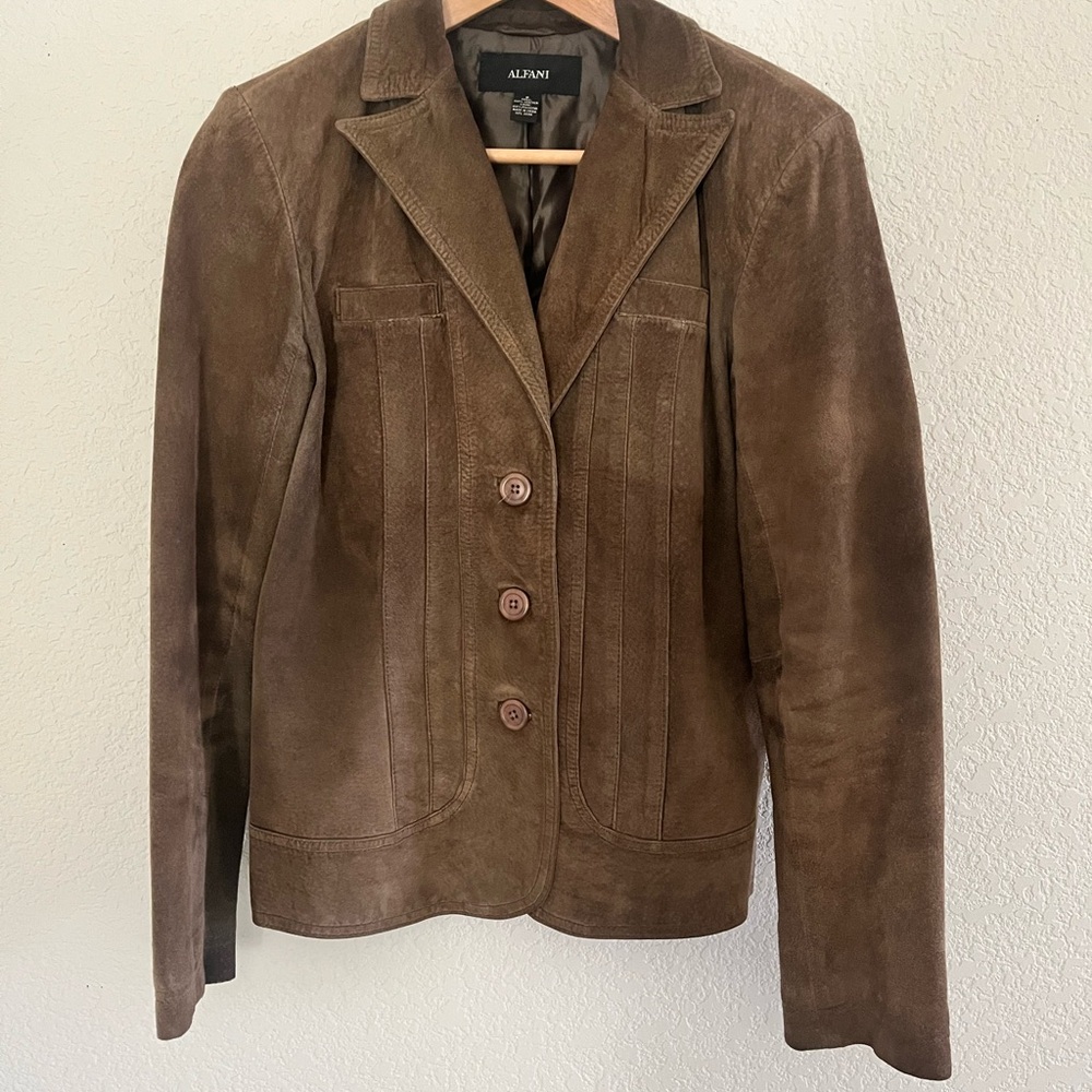 Alfani Women's Rich Brown Blazer